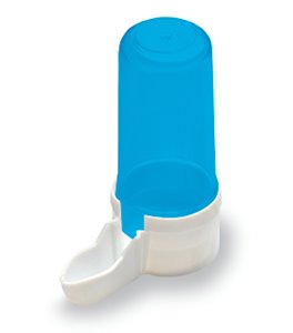 BEBEDERO PAJAROS PICO PATO 80 ml AZUL